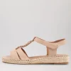 Women SUPERSOFT Petersoned Dark Nude Leather Espadrilles