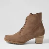 Women GABOR Petunia Muskat Suede Lace Up Boots
