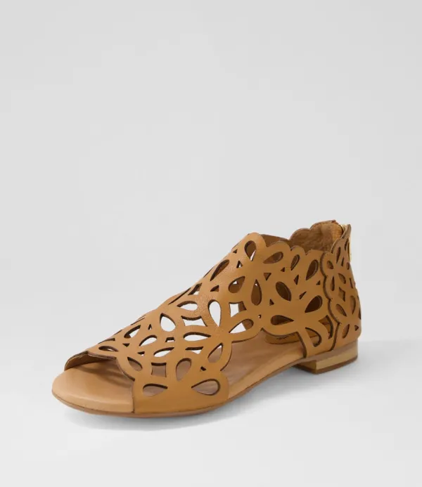 Women DJANGO & JULIETTE Pietro Tan Leather Sandals