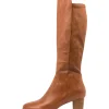 Women DJANGO & JULIETTE Prisone Dj Cognac Leather Stretch Smooth