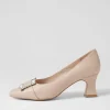 Women DJANGO & JULIETTE Pronda Nude Leather Heels