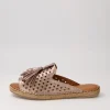 Women DIANA FERRARI Purtna Silver Leather Espadrilles