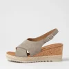 Women GABOR Quai Schilf Suede Sandals