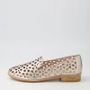 Women MOLLINI Quuets Platinum Leather Loafers