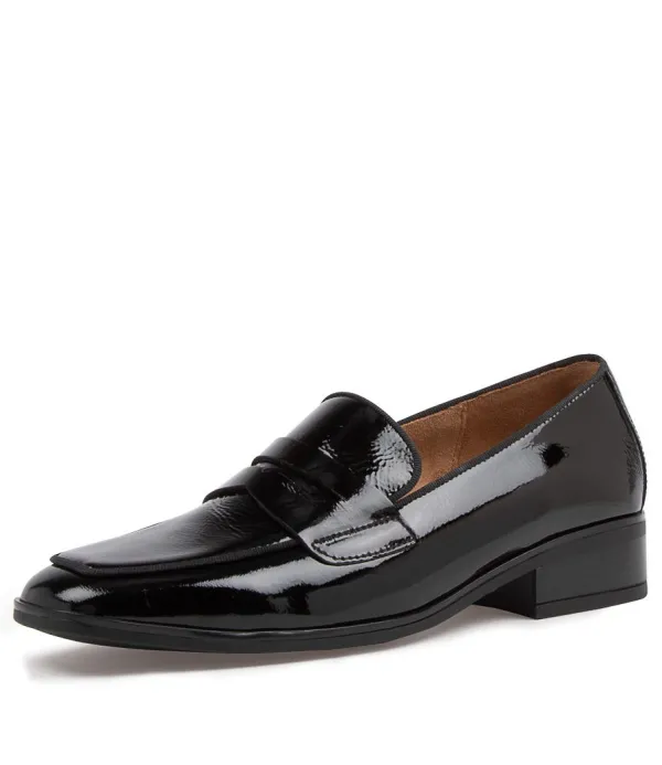 Women GABOR Rabke Schwarz Leather Loafers