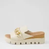 Women DJANGO & JULIETTE Rablise Milk Leather Slides