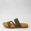 Women GABOR Rachie Olive Elastic Sandals