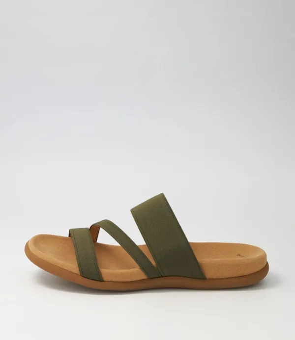 Women GABOR Rachie Olive Elastic Sandals