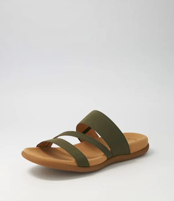 Women GABOR Rachie Olive Elastic Sandals