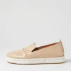 Women ZIERA Raider W Latte Patent Leather Loafers