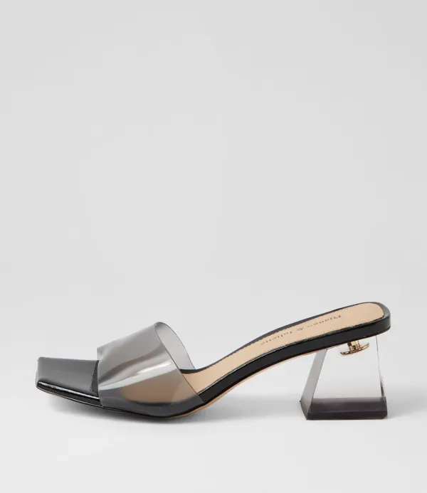 Women DJANGO & JULIETTE Rallas Smoke Vinylite Mules