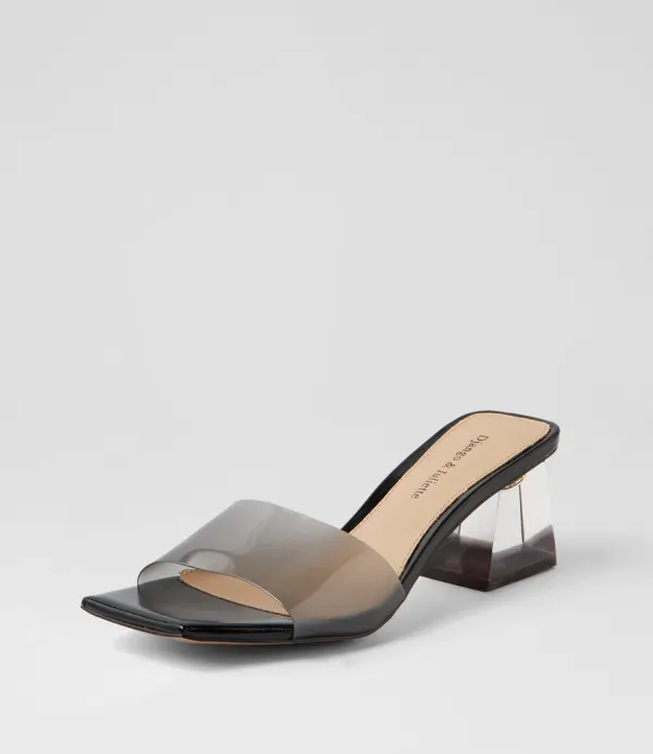 Women DJANGO & JULIETTE Rallas Smoke Vinylite Mules