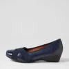 Women SUPERSOFT Randford Navy Patent Leather Heels