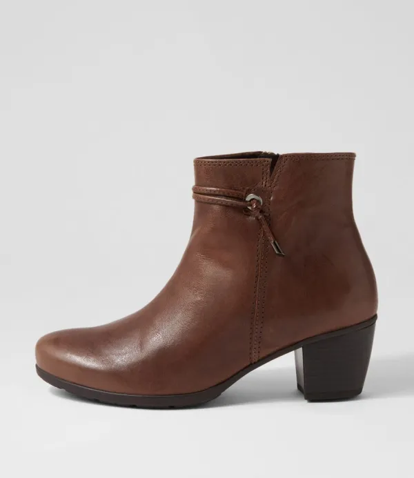 Women GABOR Rena Mohair Leather Ankle Boots