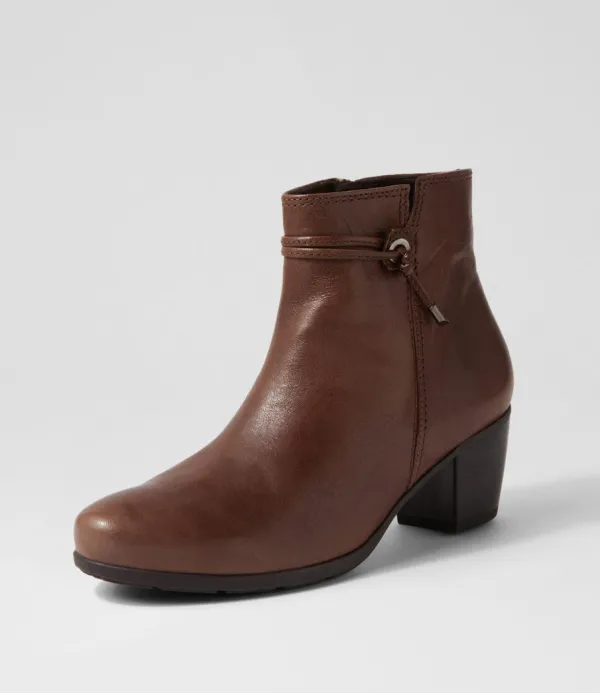 Women GABOR Rena Mohair Leather Ankle Boots