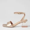 Women DJANGO & JULIETTE Rolo Champagne Leather Sandals