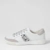 Women ARA Rom 71 Weiss Silber Leather Sneakers