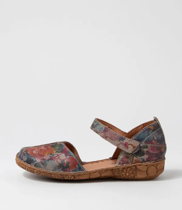 Women JOSEF SEIBEL Rosalie 42 Graphit Leather Flat Shoes