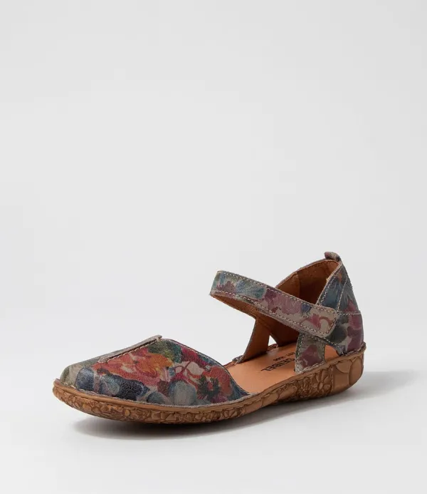 Women JOSEF SEIBEL Rosalie 42 Graphit Leather Flat Shoes