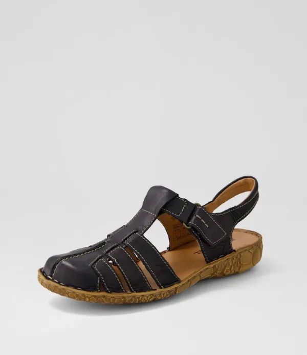 Women JOSEF SEIBEL Rosalie 48 Schwarz Leather Flat Shoes