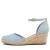 Women DJANGO & JULIETTE Rylen Denim Natural Rope Leather Wedges