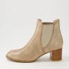 Women DJANGO & JULIETTE Sadore Gold Cut Leather Chelsea Boots