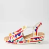 Women DJANGO & JULIETTE Sahirah Bright Multi Fabric Sandals