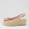Women DJANGO & JULIETTE Saloso Rose Leather Buckle Sandals