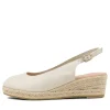 Women DJANGO & JULIETTE Saniarly Almond Natural Rope Leather Sandals