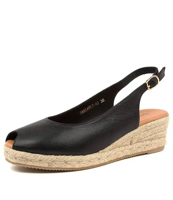 Women DJANGO & JULIETTE Saniarly Black Leather