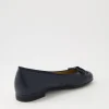 Women ARA Sardinia 29 Blau Leather Ballet Flats