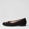 Women ARA Sardinia 14 Schwarz Suede Ballet Flats