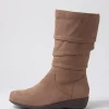 Women ZIERA Seattle Xf Taupe Tumble Nubuck Calf Boots