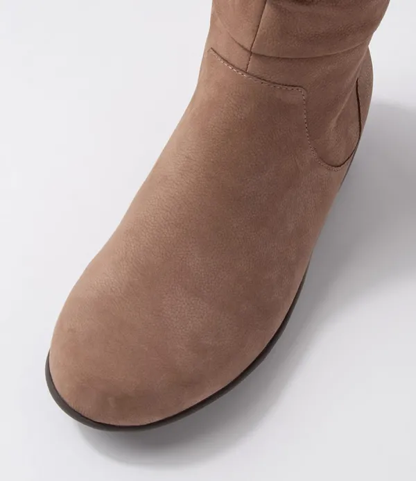 Women ZIERA Seattle Xf Taupe Tumble Nubuck Calf Boots