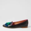 Women TOP END Sebras Black Multi Loafers