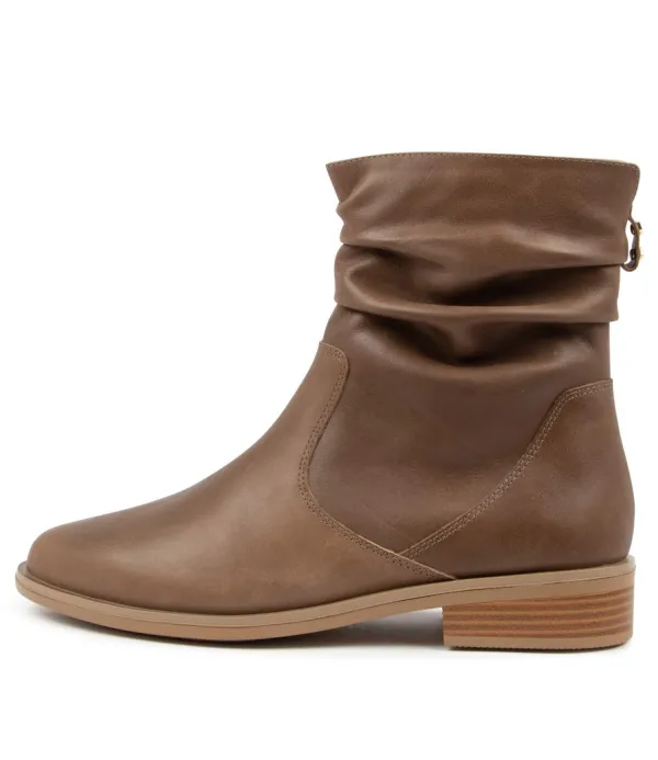 Women ZIERA Selma Xf Taupe Leather