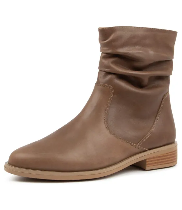 Women ZIERA Selma Xf Taupe Leather