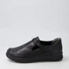 Women ZIERA Seras Xf Black Leather Sneakers
