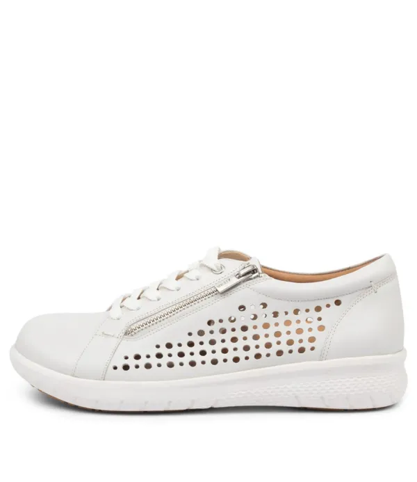 Women ZIERA Shovo Xf White Leather