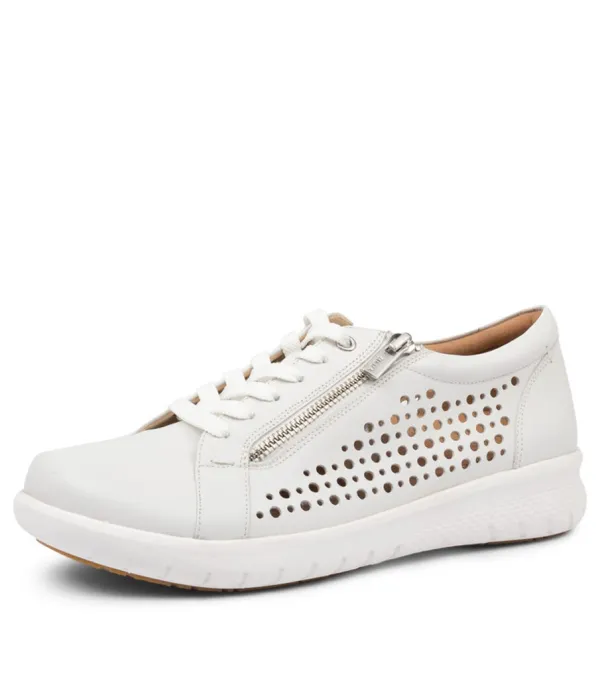 Women ZIERA Shovo Xf White Leather