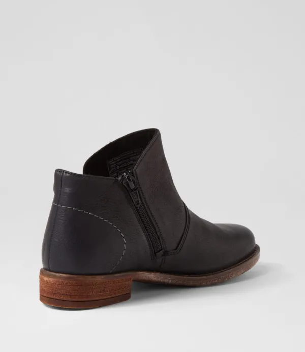 Women JOSEF SEIBEL Sienna 81 Black Leather Chelsea Boots