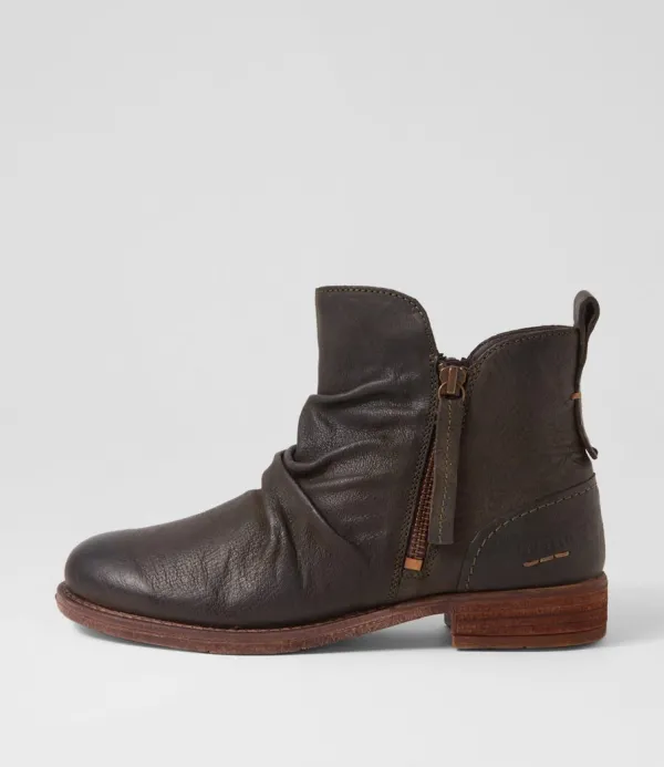 Women JOSEF SEIBEL Sienna 38 Bosco Leather Ankle Boots