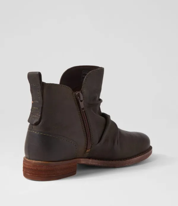 Women JOSEF SEIBEL Sienna 38 Bosco Leather Ankle Boots