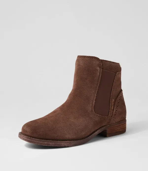 Women JOSEF SEIBEL Sienna 35 Taupe Leather Chelsea Boots