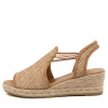 Women DJANGO & JULIETTE Sinan Mocca Weave-Leather