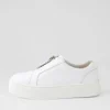 Women DJANGO & JULIETTE Sippu White Leather Sneakers