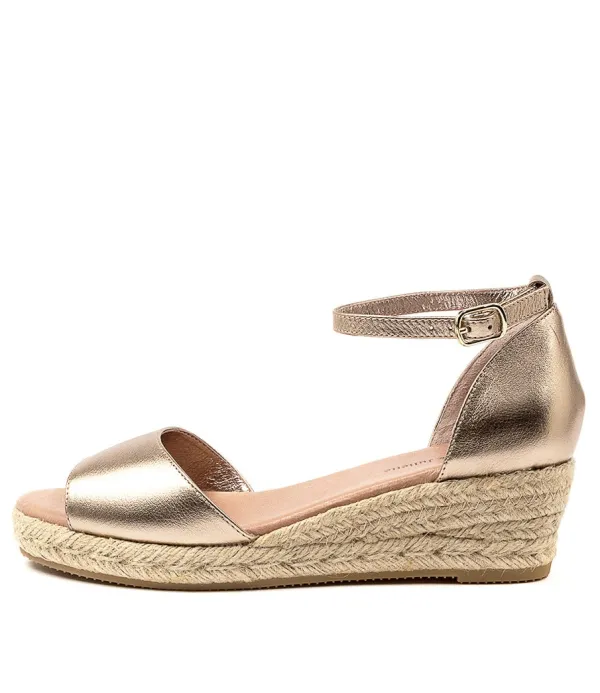 Women DJANGO & JULIETTE Skip Champagne Leather