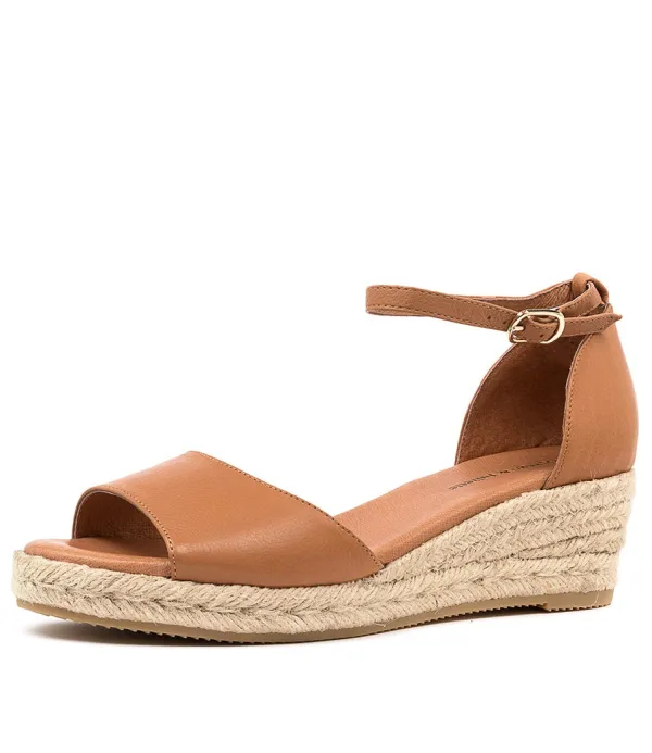 Women DJANGO & JULIETTE Skip Lrg Dk Tan Leather