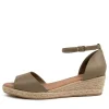 Women DJANGO & JULIETTE Skip Lrg Khaki Leather