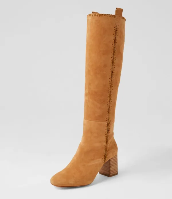 Women MOLLINI Skyla Desert Suede Knee High Boots
